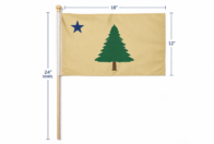 Maine 1901 Stick Flag