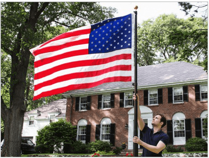 telescoping flag pole