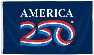 America 250 Blue Flag