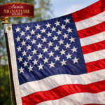 Annin Signature 3x5 American flag made in USA with oversized embroidered stars and sewn stripes