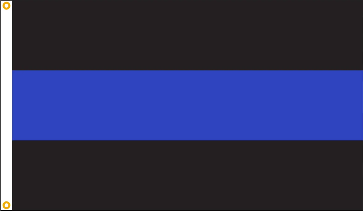 Thin Blue Sewn Line Flag