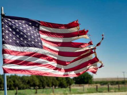 Don't fly a tattered flag