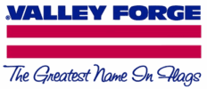 Valley Forge Flag Logo Valley Forge flags are sold by FlagPatriots.com